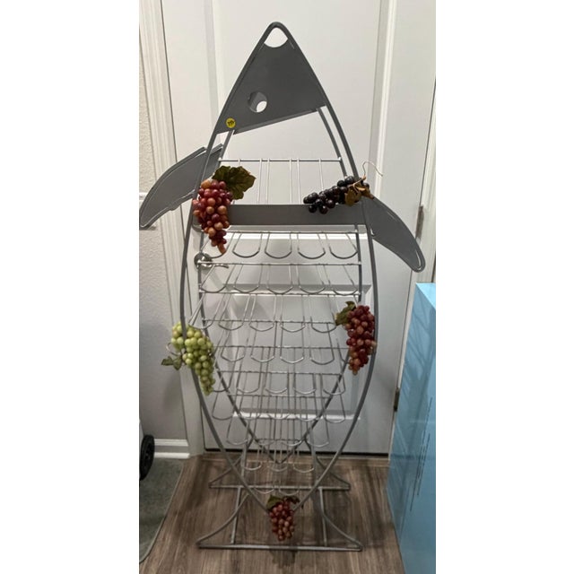 Paris France Luxury Restaurant Coastal Fish Wine Rack. Holds 39 bottles of wine. Purchased in France in the 1970’s. Unique...