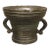 Heavy 16th Century French Bronze Mortar With Handles, Dated 1587, 109 Lbs For Sale