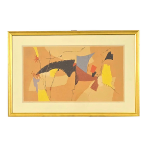 Philip Hicken, Abstract Serigraph, Signed and Numbered 2/19, C. 1970's