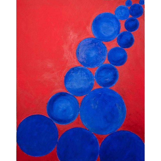 Giorgio Lo Fermo, Ellipses, 2020, Oil on Canvas For Sale - Image 3 of 3