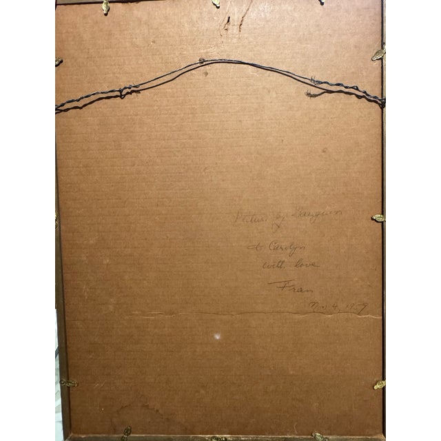 Paul Gauguin “Among the Lilies” Offset Lithograph. For Sale - Image 4 of 4