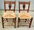 Set of Elm Hall Chairs with Rush Seats, Early 19th Century For Sale - Image 5 of 8