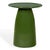 Green Stephan Concrete High Gloss Accent Table in Olive Green For Sale - Image 8 of 9