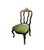 Wood Vintage Elegant Venetian Side Chair With Thai Silk Circa 1960 For Sale - Image 7 of 12