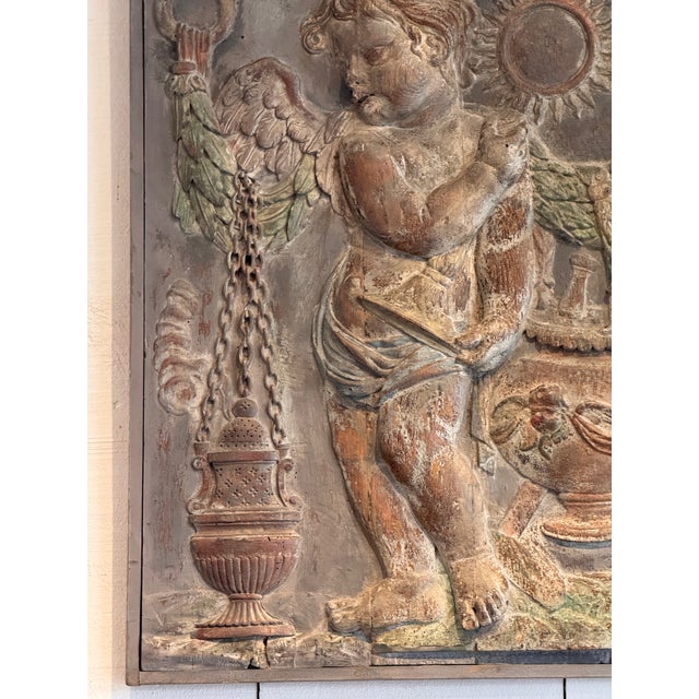 Pair 19th Century Carved Relief Panels For Sale - Image 12 of 14