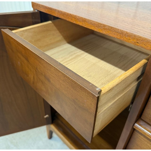 Brown Mid-Century Modern Lane Rhythm Walnut Sideboard For Sale - Image 8 of 10