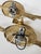 Vintage French Neoclassical Style Brass Wall Sconces-a Pair For Sale - Image 12 of 12