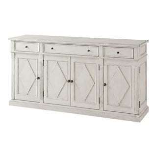 European Style Painted Buffet Sideboard For Sale