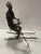 Vintage Mid-Century Wire Skier Sculpture — Brutalist Ski Lodge Decor Figure For Sale - Image 4 of 7