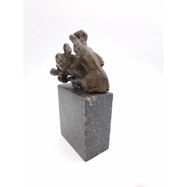 Contemporary Cast Bronze Sculpture, 1960s For Sale - Image 4 of 11