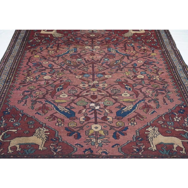 Brown Antique Malayer Rug 5'4'' x 6'4'' For Sale - Image 8 of 10