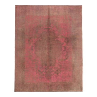 Mid 20th Century Industrial Maximalist Vintage Turkish Rug - 09'09 X 12'05 For Sale