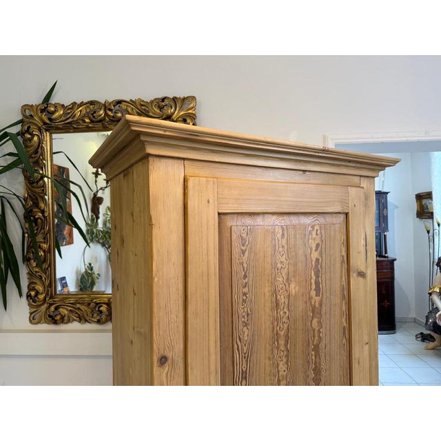 Antique Biedermeier Farmhouse Cabinet in Wood For Sale - Image 10 of 17