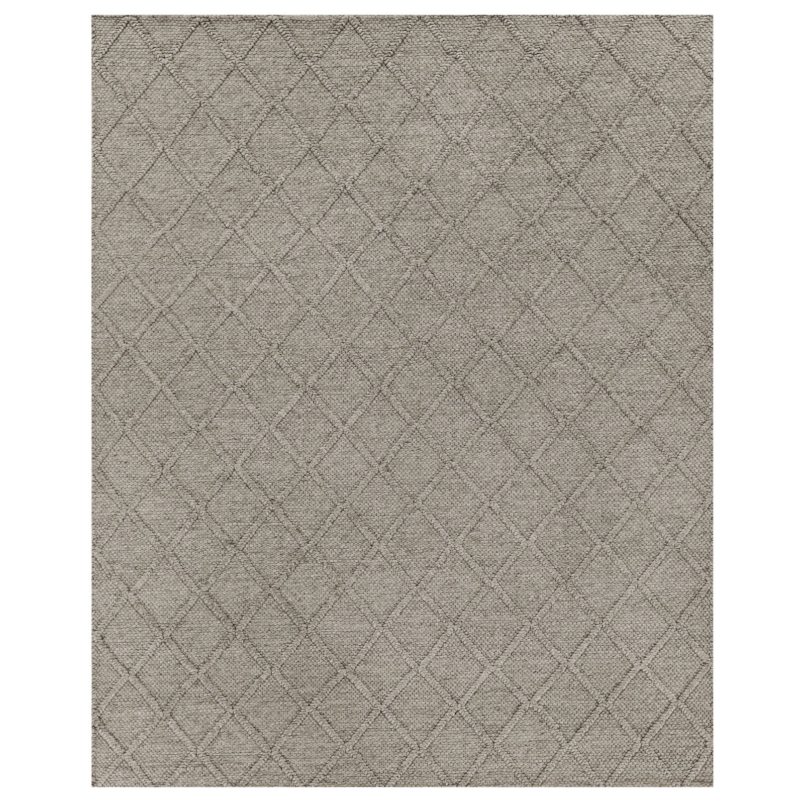Newcastle Brown Flatweave Wool Area Rug 9'x12' Chairish