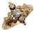 Late 19th Century 14k Gold Victorian Three-Stone Old Mine Cut Diamond Ring, Size 5.25 For Sale
