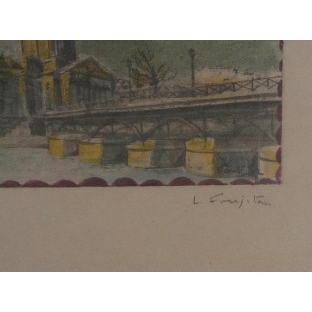 Modern Tsuguharu Foujita, L’Académie Française, Lithograph For Sale - Image 3 of 9