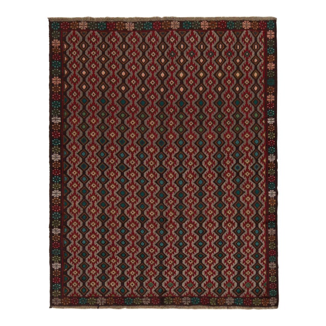 Rug & Kilim’s Baluch Tribal Rug With Colorful Geometric Patterns For Sale
