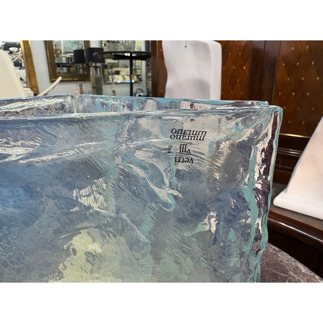 1970s Opalescent Murano Glass Lamps - a Pair For Sale - Image 9 of 12