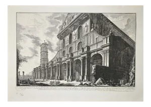Giovanni Battista Piranesi - Veduta della Basilica di S. Paolo Fuor delle Mura - Etching