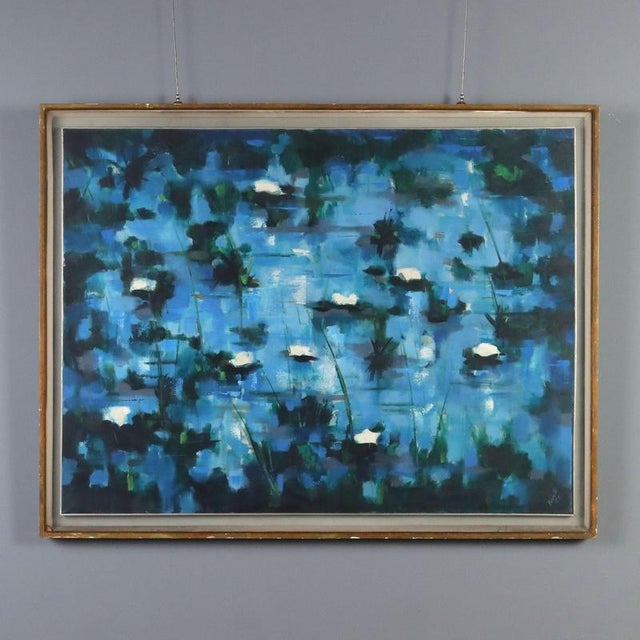 Renato Borsato, Modern Painting, 1957, Oil on Canvas For Sale - Image 12 of 12