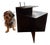 Uhuru Tack Side Table - Hand Blackened Steel For Sale