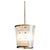 Gold Italian Suspension Lamp with Sandblasted Decoration, 1950s For Sale - Image 8 of 8