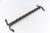 Black Mid-Century Modern French Handmade Wrought Iron Wall Coat Rack, 1960s For Sale - Image 8 of 9