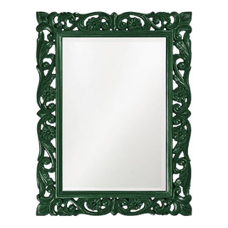 Chateau Mirror - Glossy Hunter Green For Sale