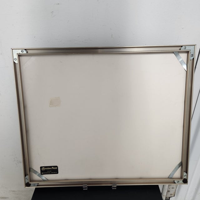 Framed “Bird’s-Eye View of New York, 1857” Vintage Map Print, Late 20th Century For Sale In Chicago - Image 6 of 9