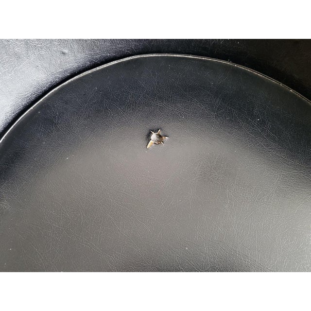 Verner Panton Vintage Cone Chair in Steel and Skaî by Verner Panton, 1960s For Sale - Image 4 of 15