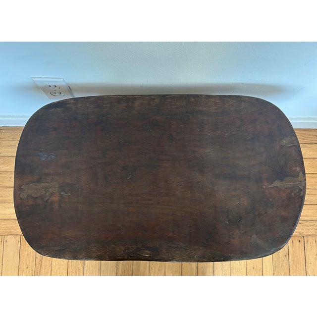 Brown Vintage Rustic African Senufo Stools - Set of 3 For Sale - Image 8 of 15