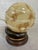 Art Deco Table Lamp in Opaline Glass and Bronze by J.M., Belgium, 1930s For Sale - Image 4 of 13