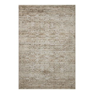 Amber Lewis x Loloi Honora Bark/ Dove 5'-3" x 7'-9" Area Rug For Sale