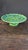 1960s Inarco Japan E2606 Green Majolica-Style Fruit Pedestal Compote For Sale - Image 4 of 18