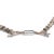 Contemporary Sterling Silver Jasper Bead Station Bracelet Bolo Clasp For Sale - Image 3 of 4