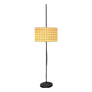 Mid-Century Modern German Pet Cocoon Floor Lamp by Friedel Wauer for Goldkant Leuchten, 1960s For Sale