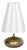 Cassidy Mini Lamp, Natural Linen Scalloped Shade For Sale