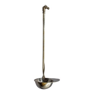Vintage, Silverplate Horse Racing Punch Ladle For Sale