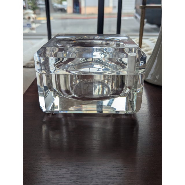 Vintage Alessandro Albrizzi Lucite Ice Bucket For Sale - Image 11 of 12
