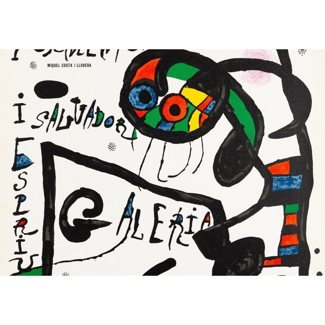 Joan Miro, The Dancer's Flight, Lithograph For Sale - Image 3 of 7