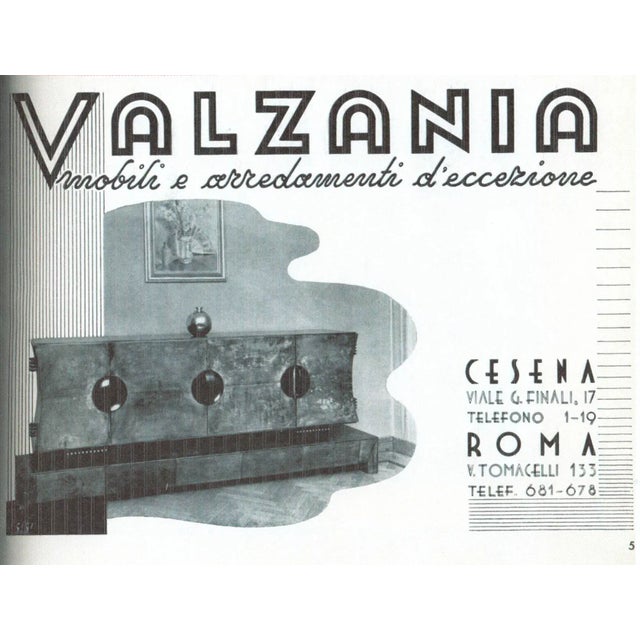 Valzania Parchment Sideboard by Goffredo Reggiani, 1930s For Sale - Image 6 of 7