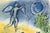 Marc chagall (after) festin chez ménélas (feast at menelaus's) from "odyssey" colour lithograph on paper publisher: daco...