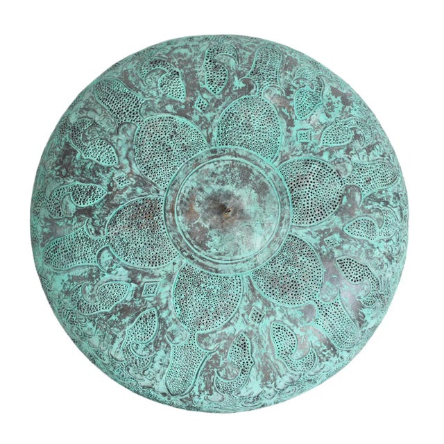 Boho Chic Contemporary Copper Utan Pendant Light Medium For Sale - Image 3 of 11