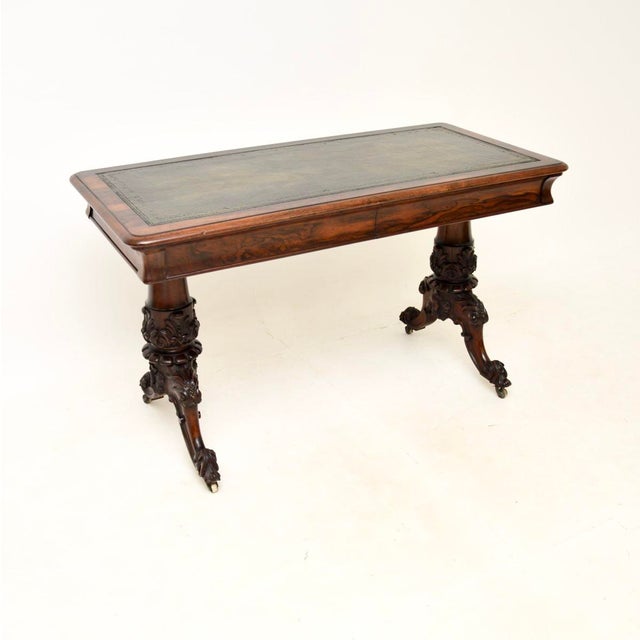 Early 19th Century William IV Writing Table, 1830s For Sale - Image 5 of 13
