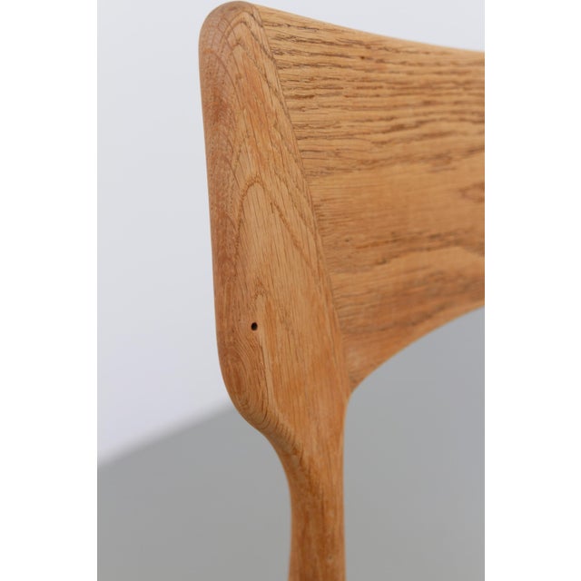 Danish Modern Oak Side Chair by Bernhard Pedersen & Son, 1960s For Sale - Image 13 of 18