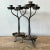Vintage Boho Twisted Wrought Iron Candelabras - A Pair For Sale In West Palm - Image 6 of 7