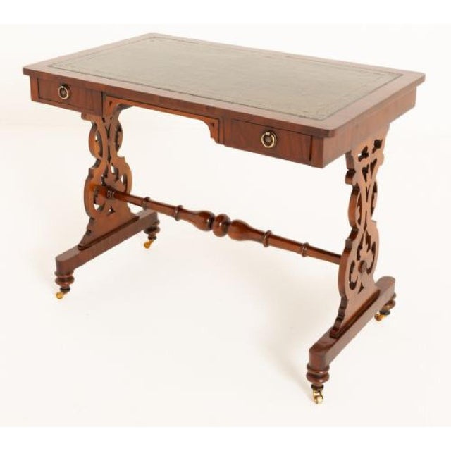 Victorian Desk with Lyre Legs, 1860s For Sale - Image 13 of 13