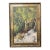 1950s Mid-Century Modern Rustic Deer Woodland Oil Painting With Heavy Impasto – Signed & Framed For Sale