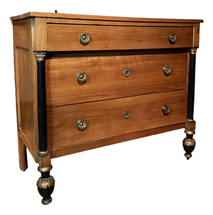 Antique Italian Empire Cherrywood Commode, 1800s