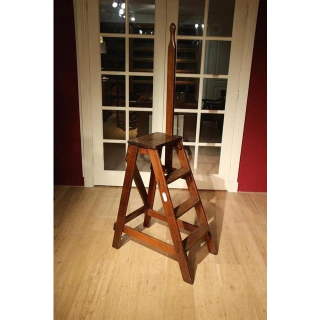 Antique Pine Ladder For Sale - Image 3 of 6
